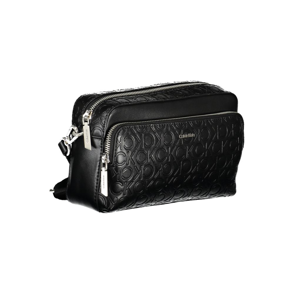 Calvin Klein Schwarze Polyester-Handtasche