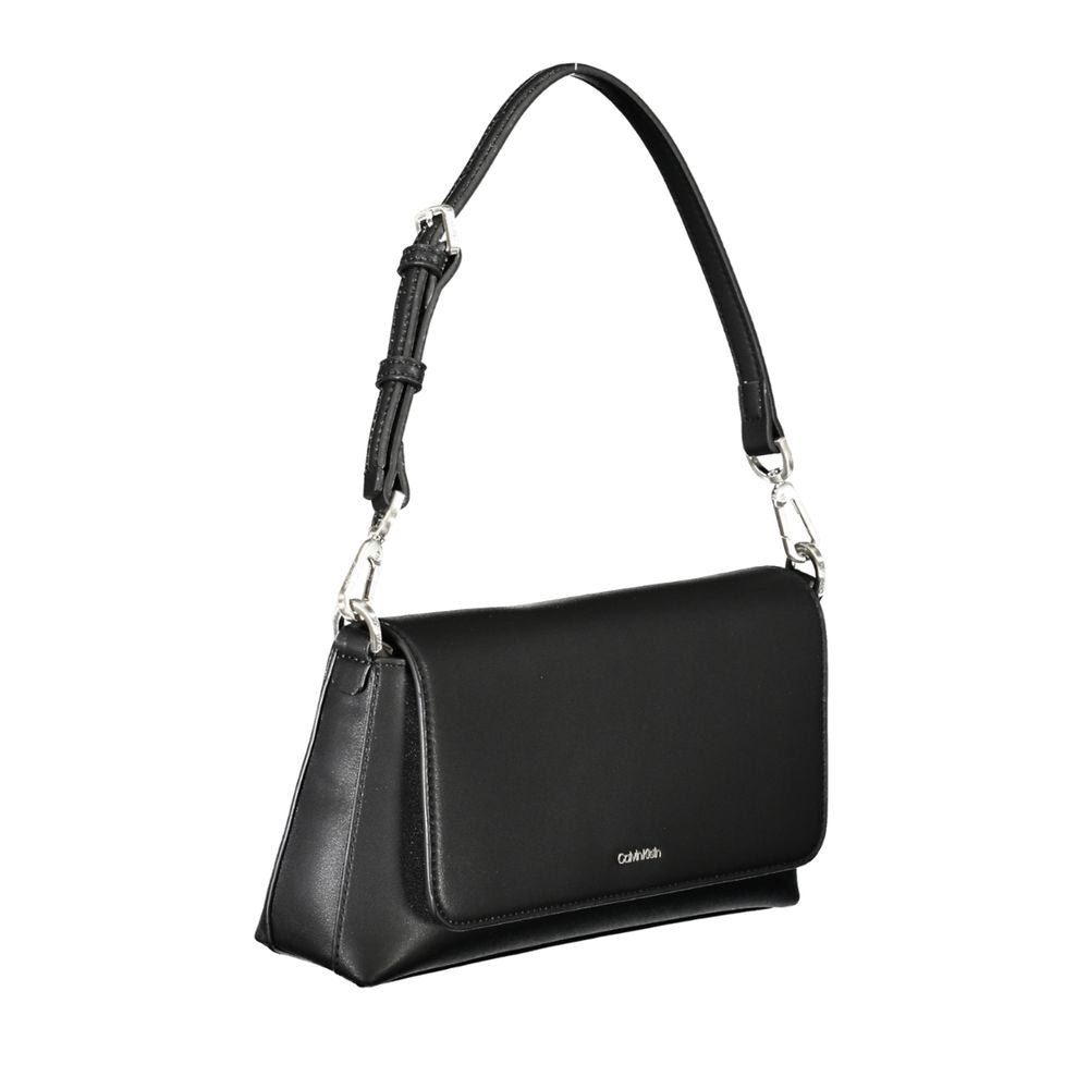 Calvin Klein Schwarze Polyester-Handtasche