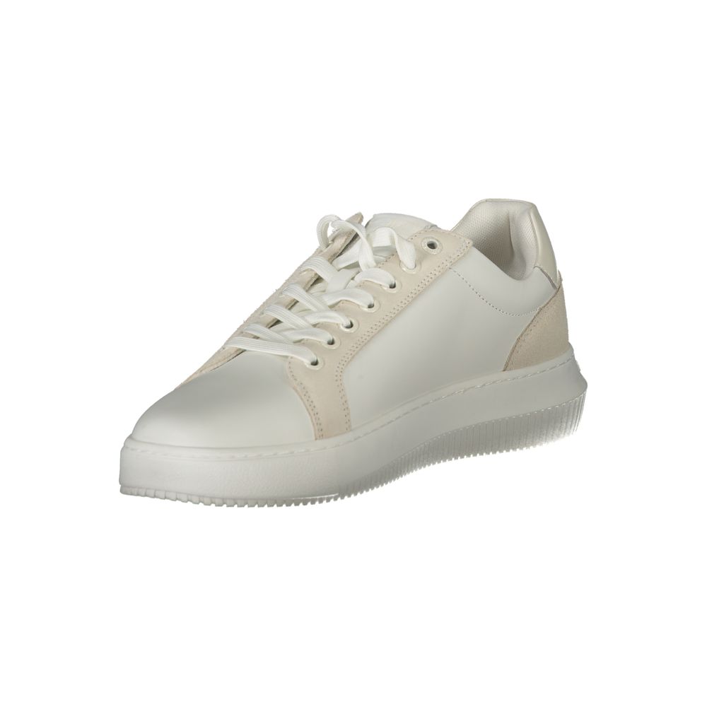 Calvin Klein – Weiße Polyethylen-Sneaker für Herren