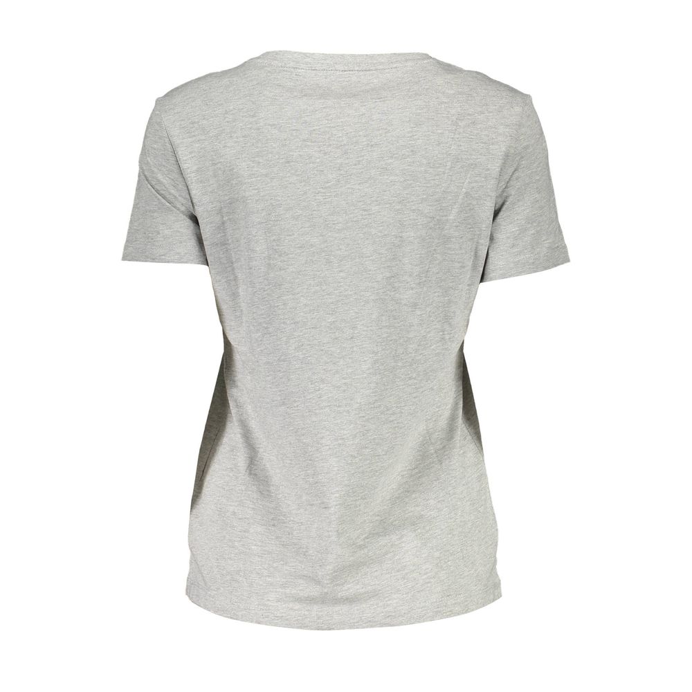 Guess Jeans Braunes Baumwoll-T-Shirt für Damen