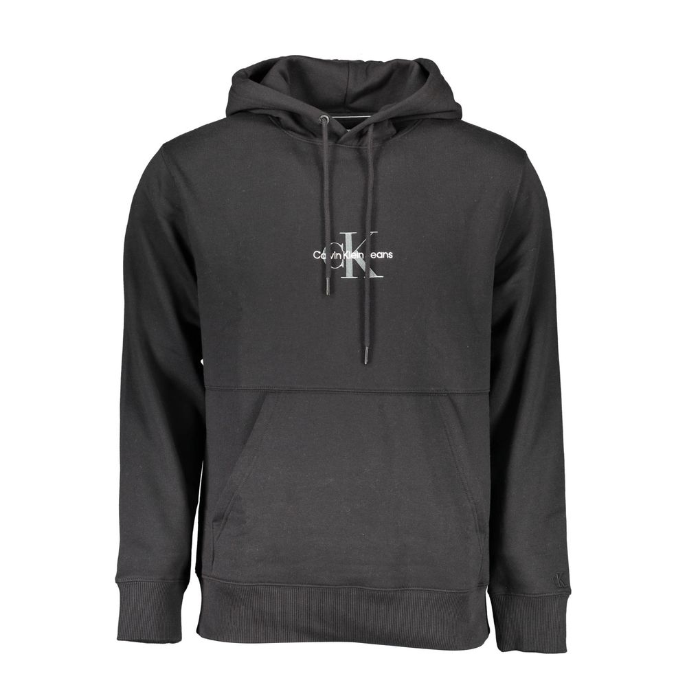 Calvin Klein Herrenpullover aus schwarzer Baumwolle
