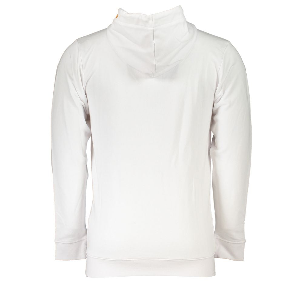 Cavalli Class Herren-Kapuzenpullover aus weißer Baumwolle