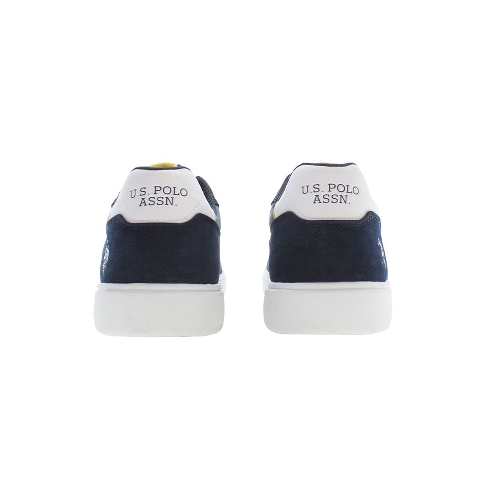 US POLO ASSN. Blue Polyester Men Sneaker