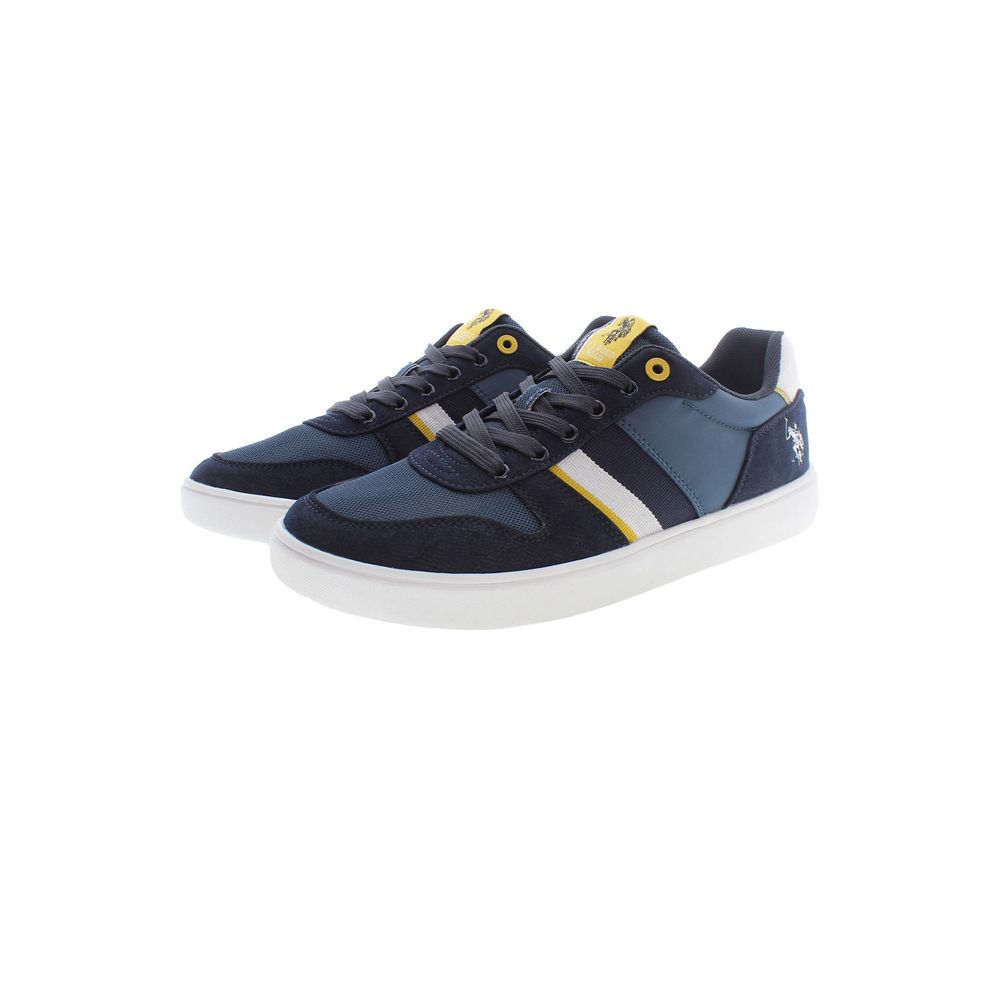 US POLO ASSN. Blue Polyester Men Sneaker