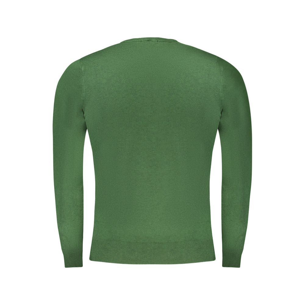 Cavalli Class Grüner Viskose-Herrenpullover