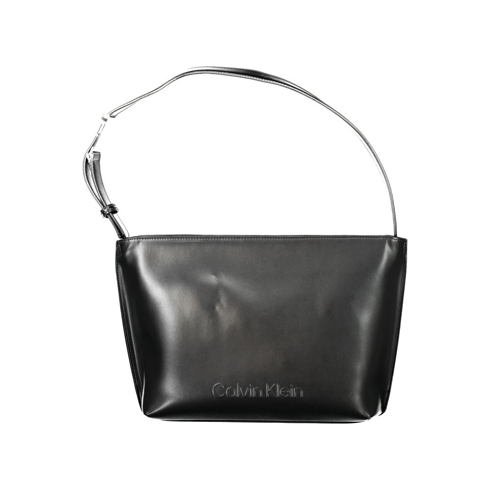 Calvin Klein Schwarze Polyester-Damenhandtasche