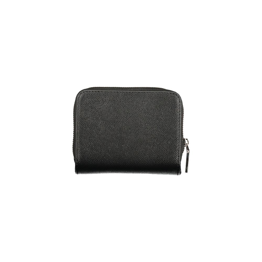 Calvin Klein – Schwarze Polyethylen-Geldbörse für Damen