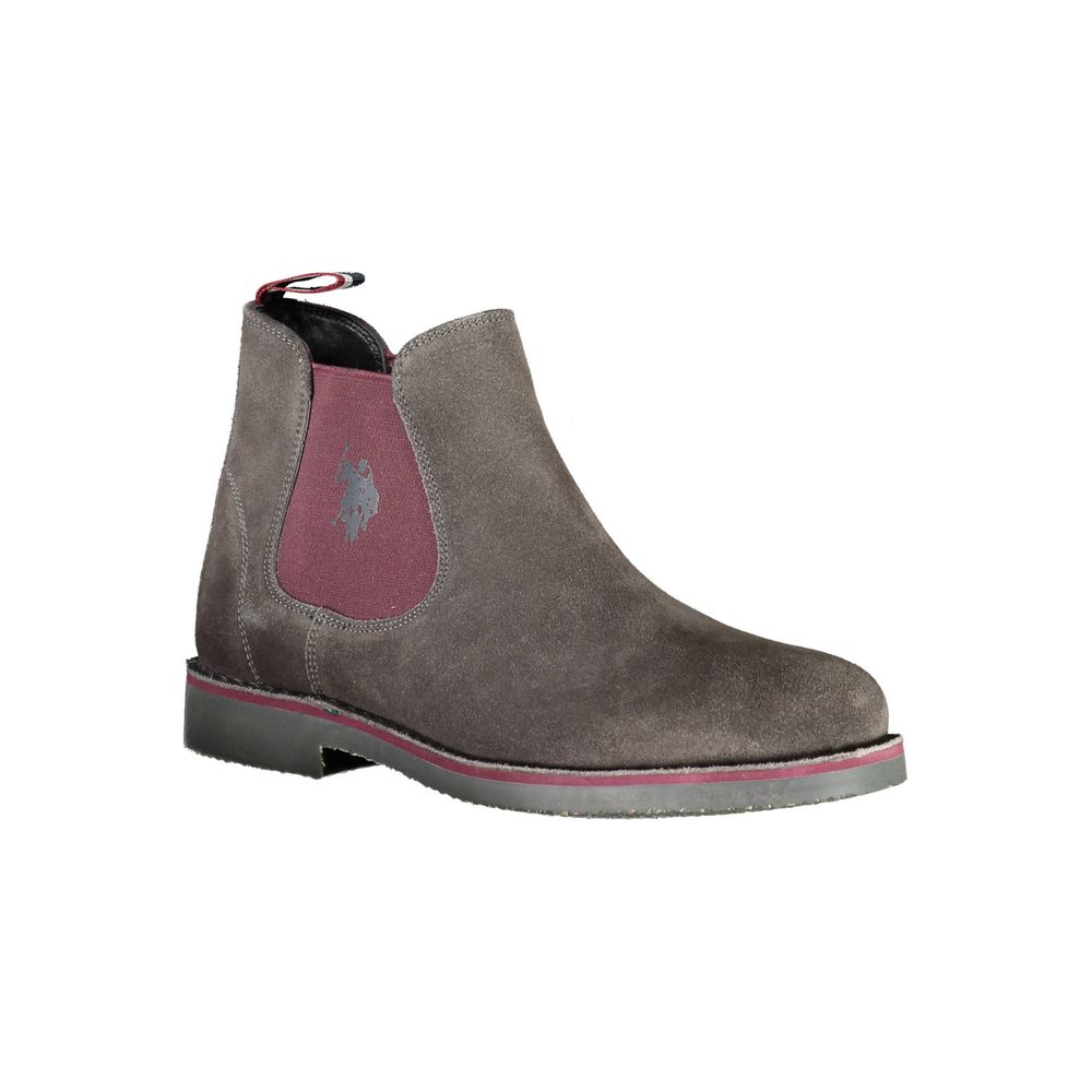 US POLO ASSN. Brown Leather Men Boot
