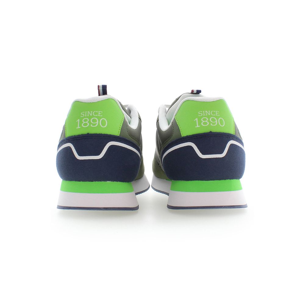US POLO ASSN. Green Polyester Men Sneaker