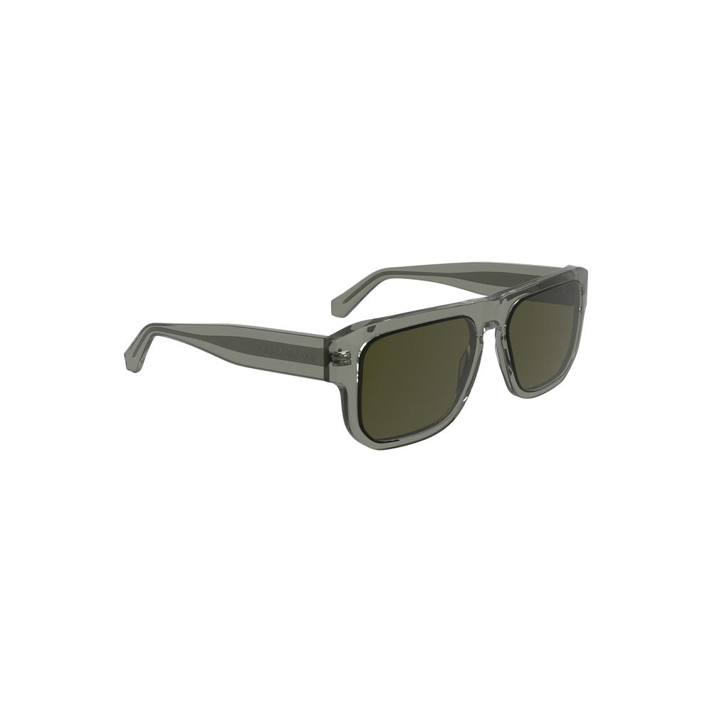 Calvin Klein – Graue Acetat-Sonnenbrille für Herren
