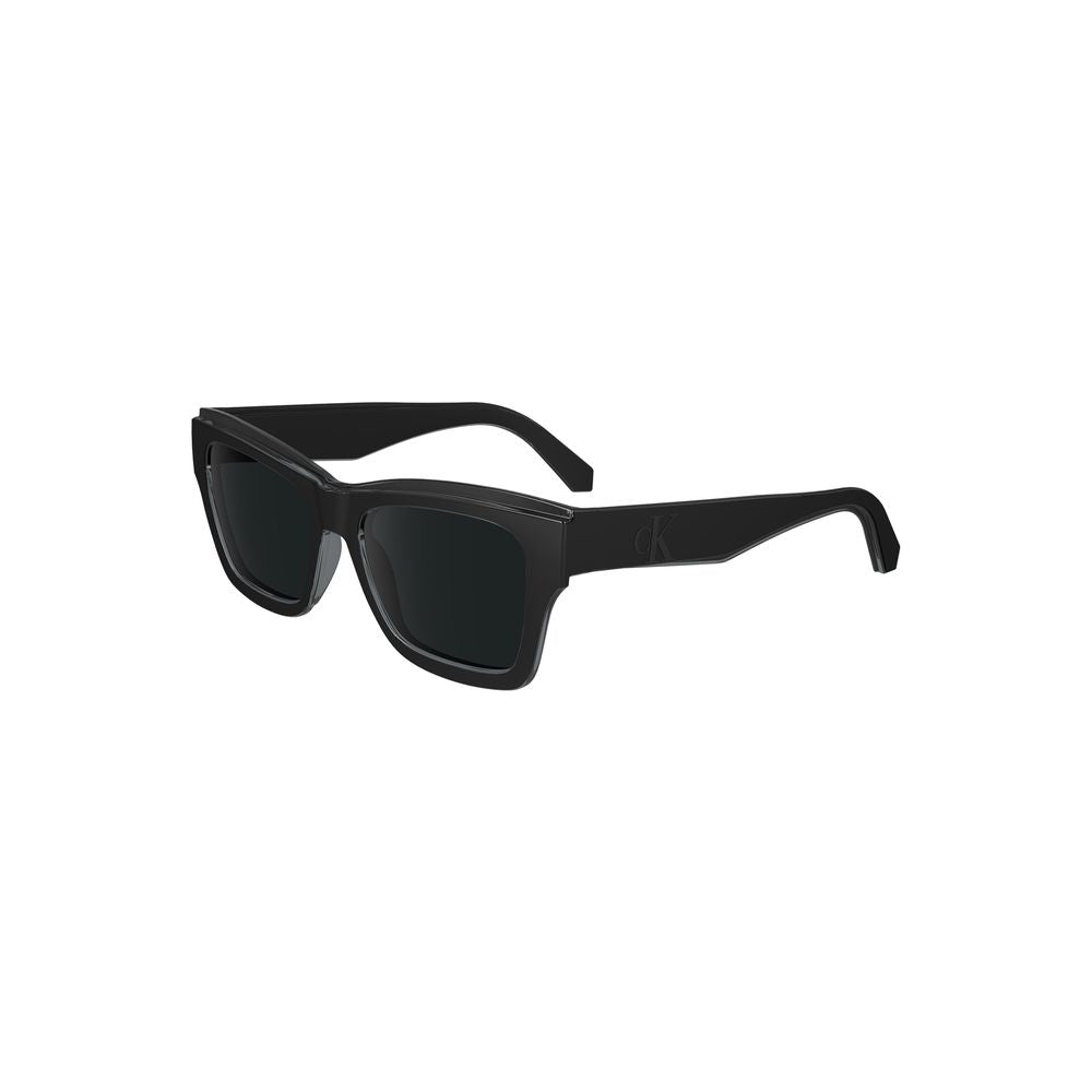 Calvin Klein – Schwarze Sonnenbrille aus biobasiertem Stoff