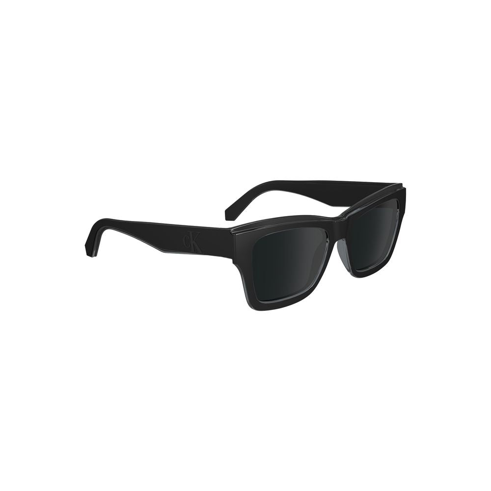 Calvin Klein – Schwarze Sonnenbrille aus biobasiertem Stoff