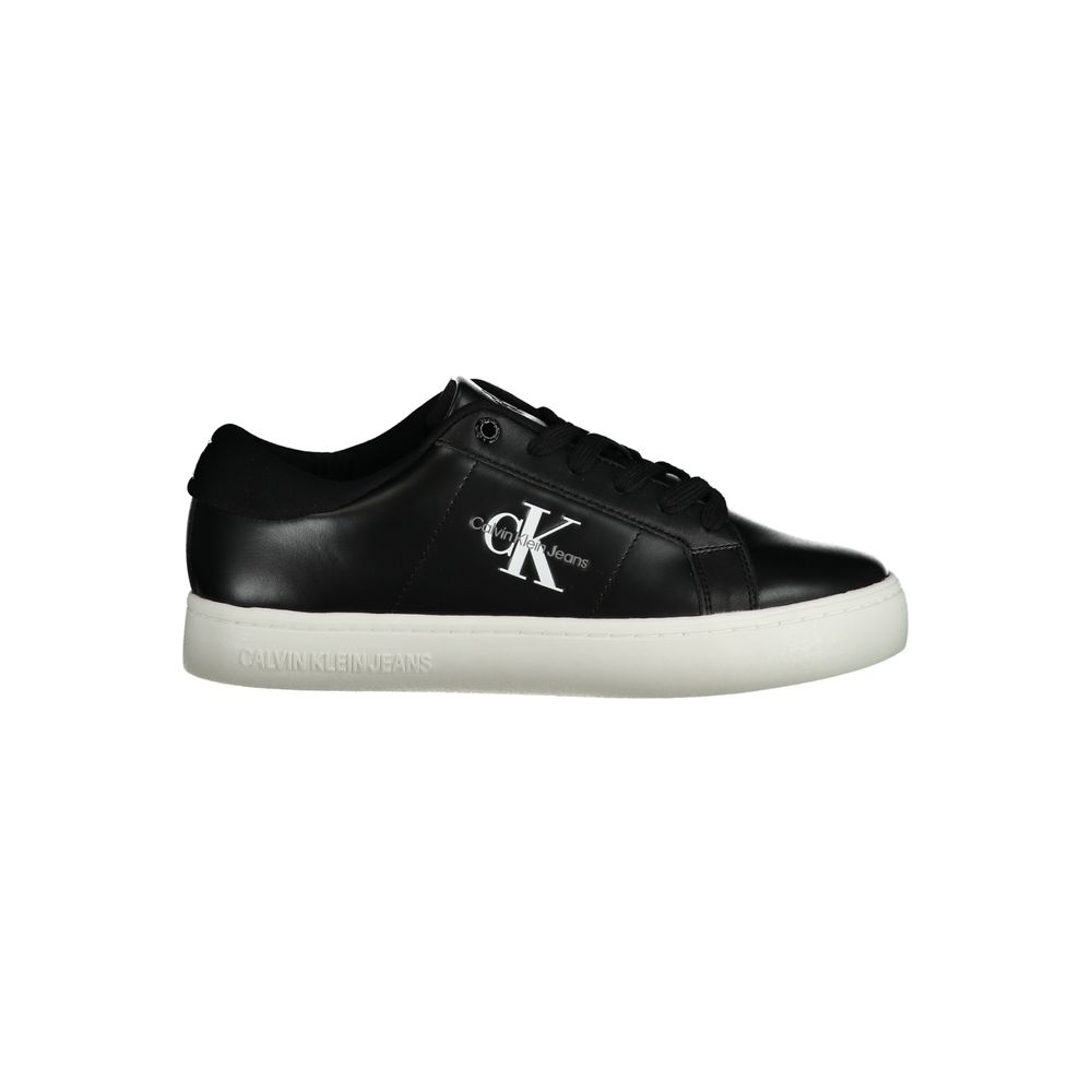 Calvin Klein – Schwarze Polyethylen-Sneaker für Damen