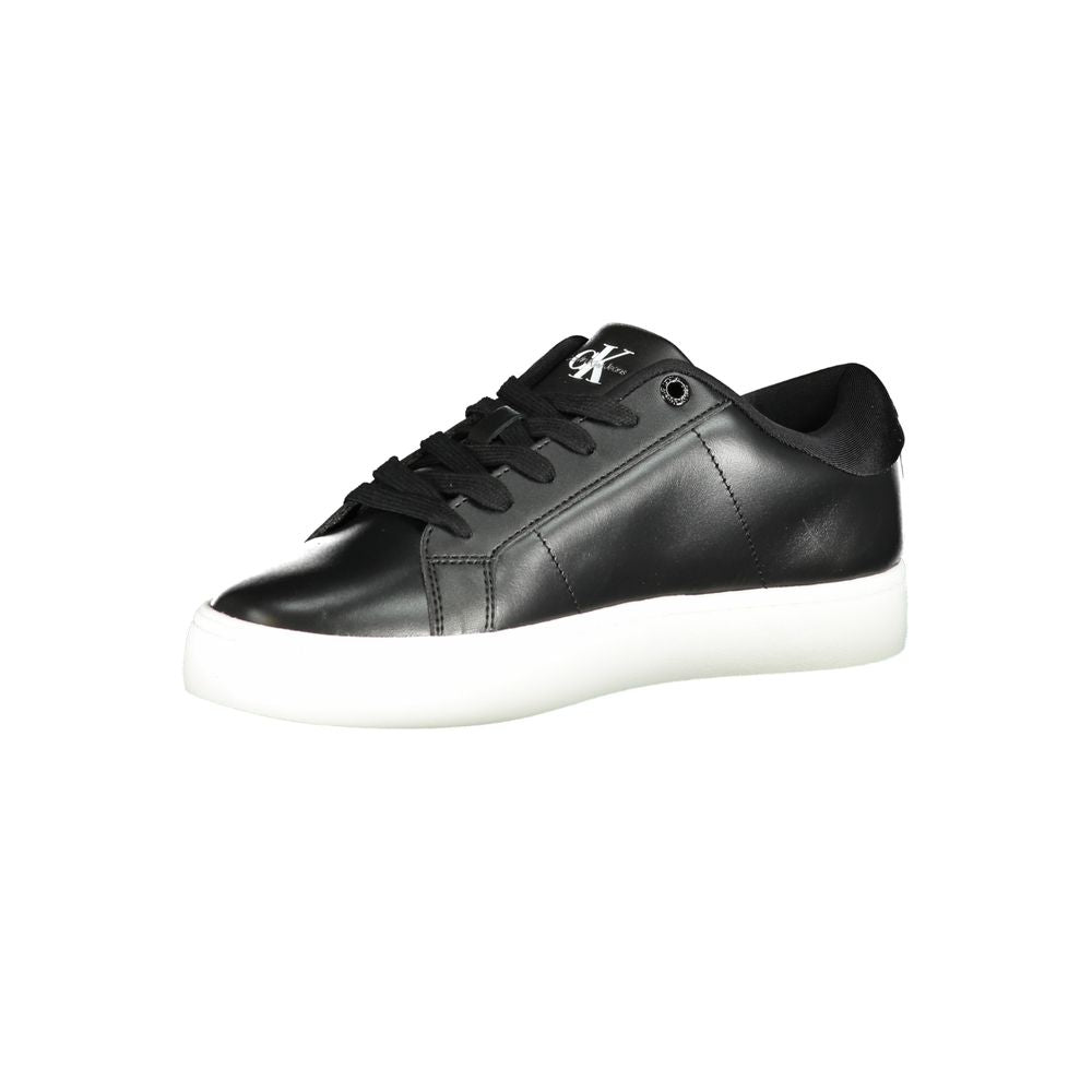 Calvin Klein – Schwarze Polyethylen-Sneaker für Damen