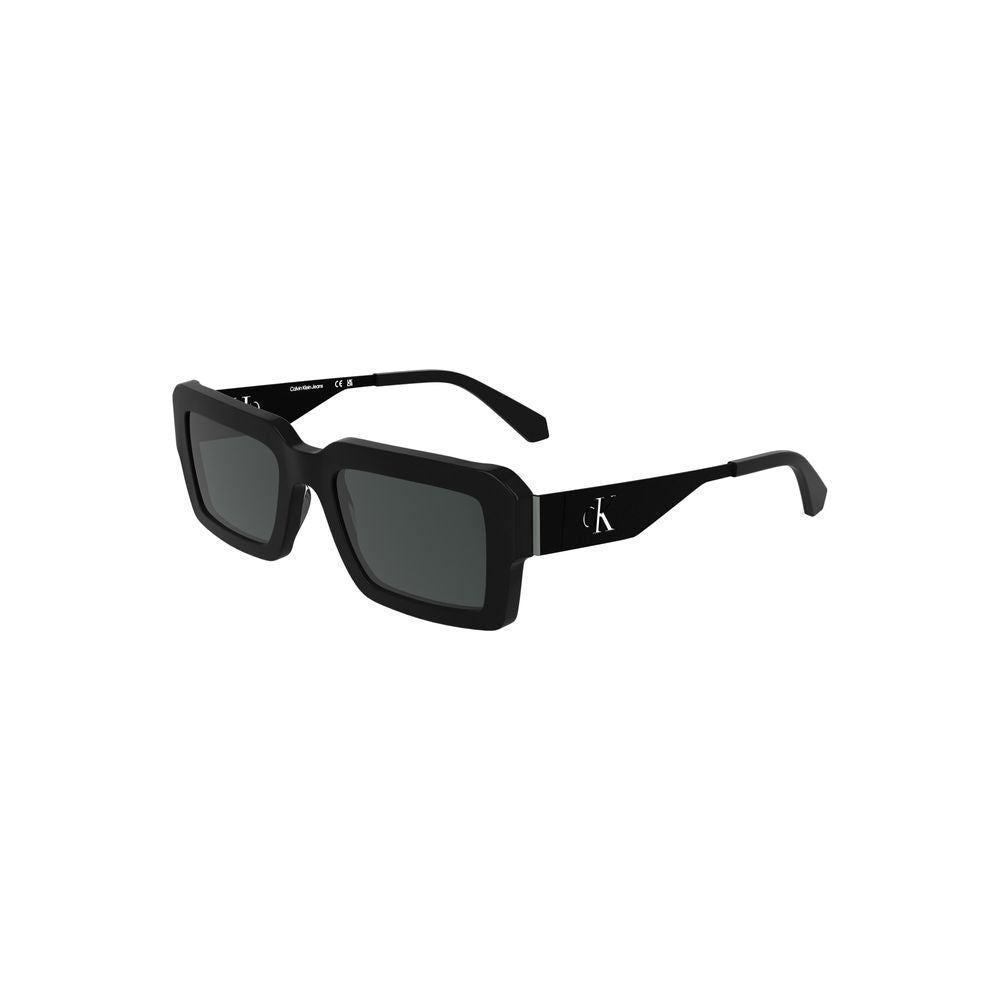 Calvin Klein – Schwarze Acetat-Sonnenbrille für Damen