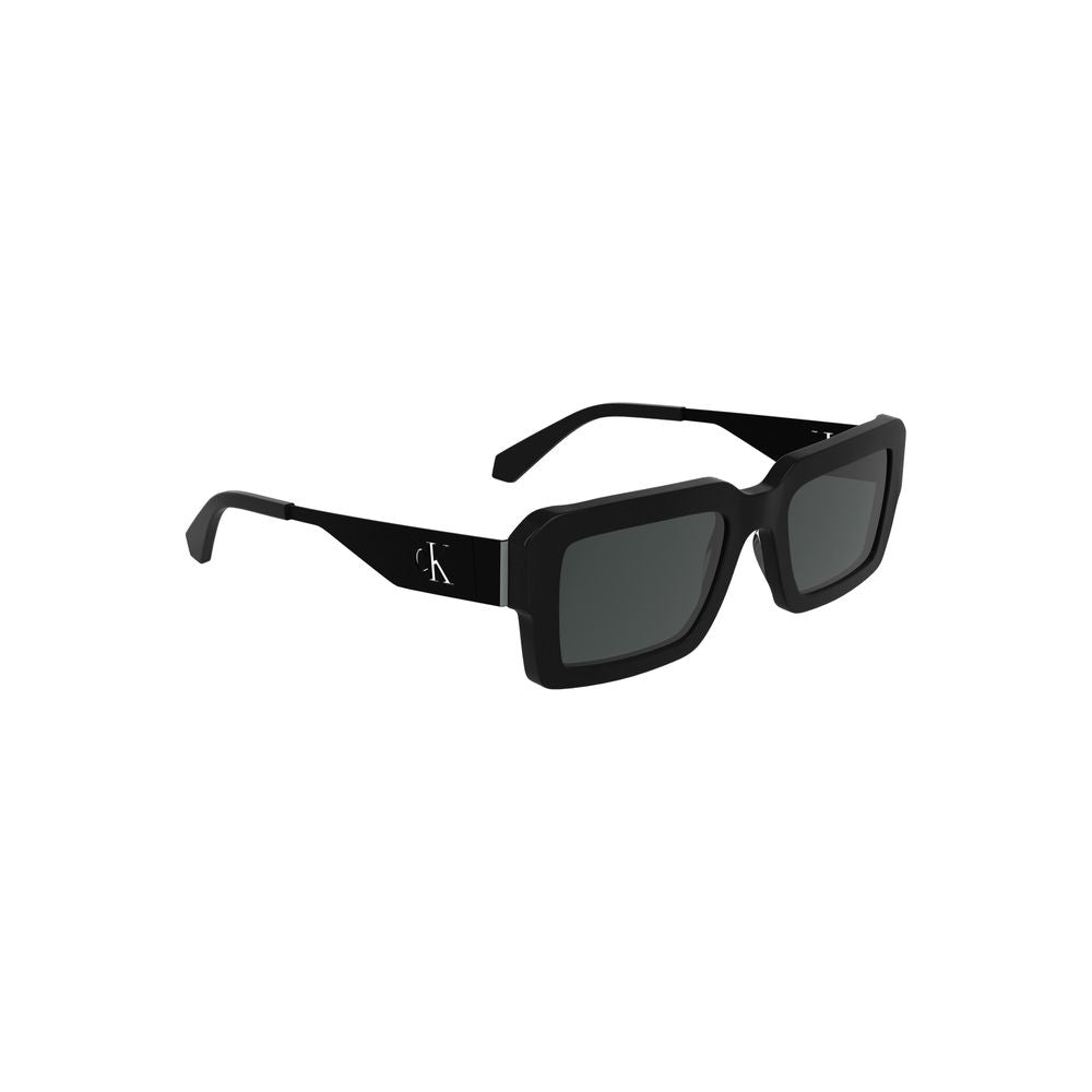 Calvin Klein – Schwarze Acetat-Sonnenbrille für Damen