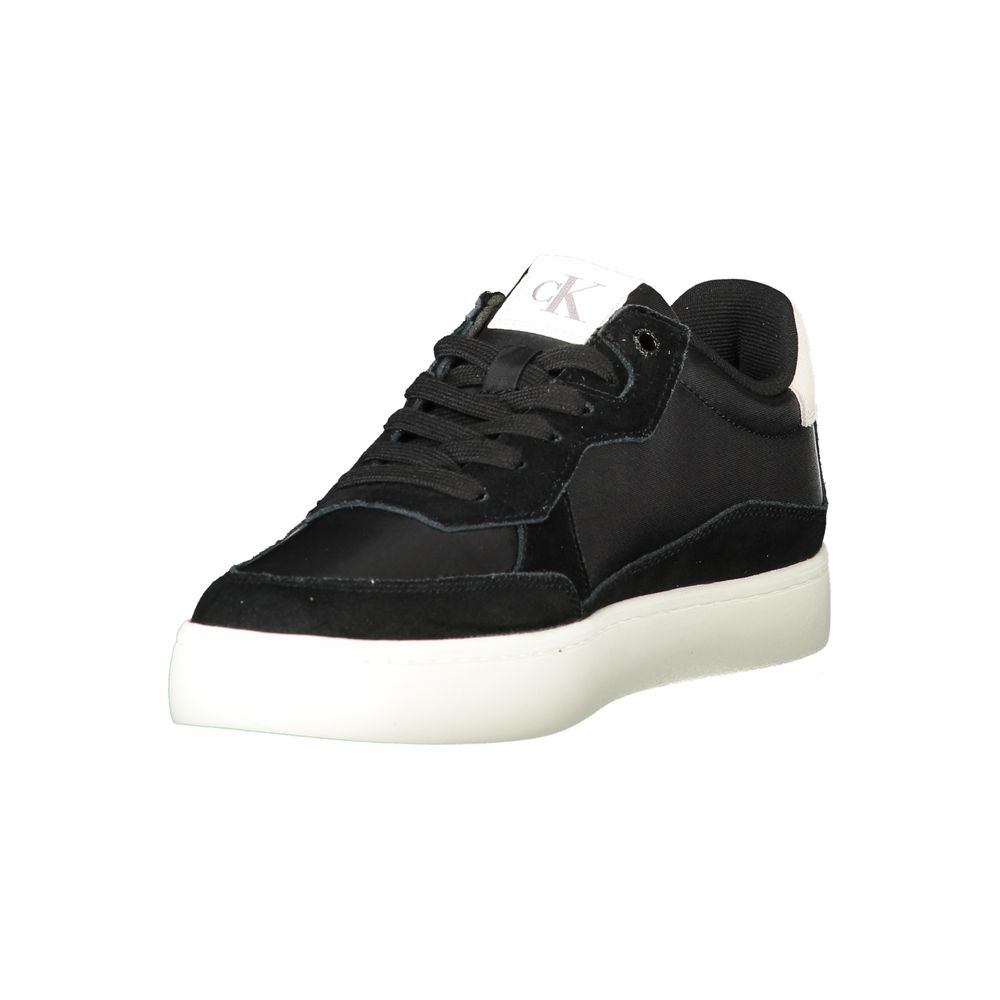 Calvin Klein Herren-Sneaker aus Polyester, Schwarz