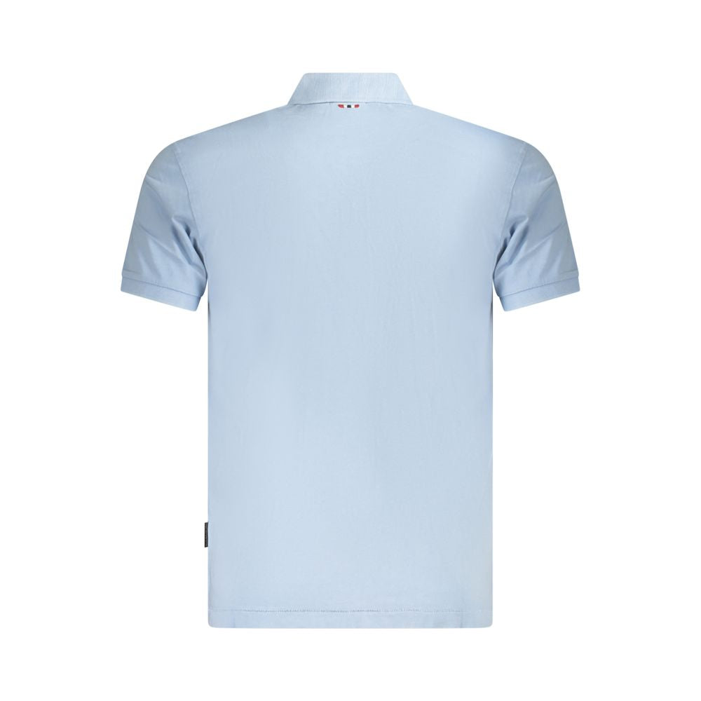 Napapijri Hellblaues Poloshirt aus Baumwolle für Herren