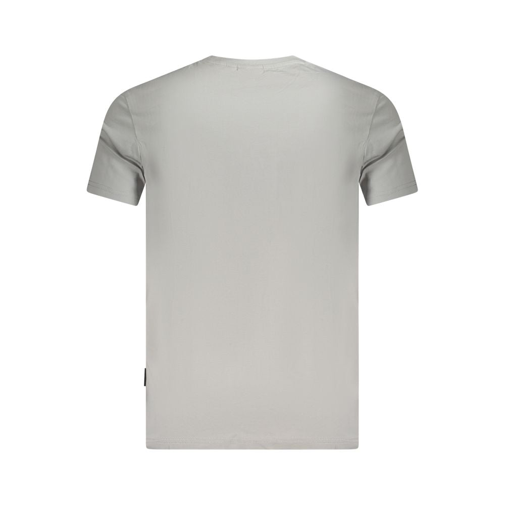 Napapijri Braunes Herren-T-Shirt aus Baumwolle