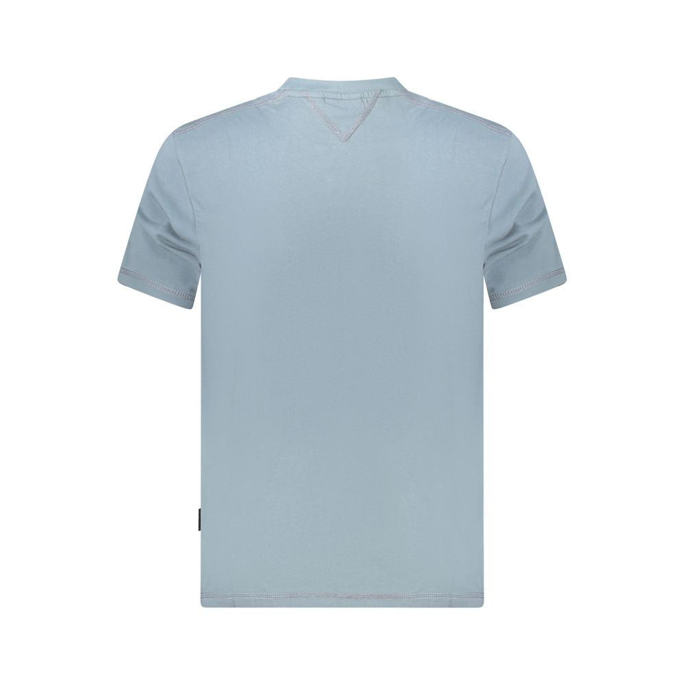 Napapijri Braunes Herren-T-Shirt aus Baumwolle