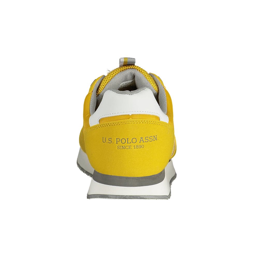 US POLO ASSN. Yellow Polyester Men Sneaker