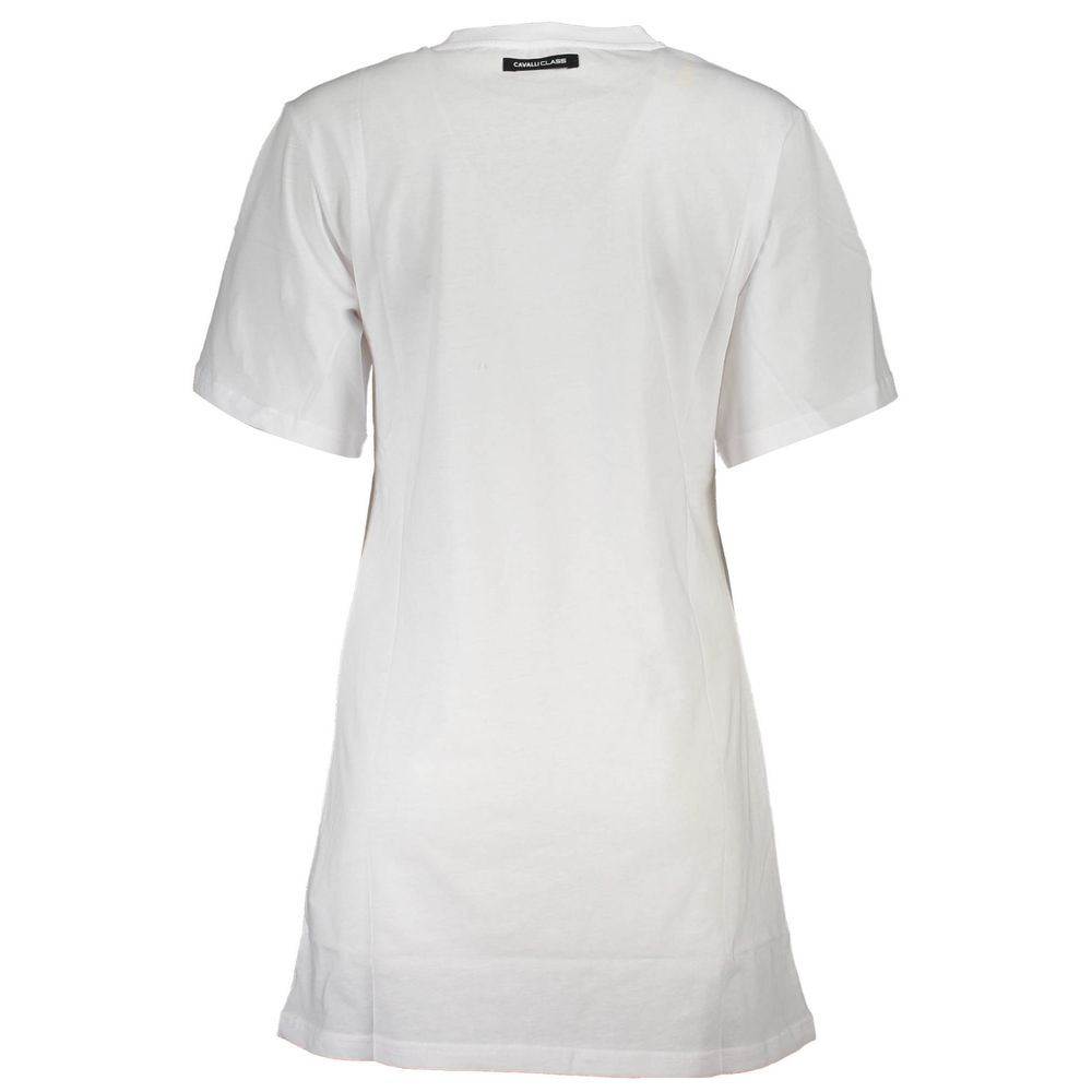 Cavalli Class Weißes Baumwolltop für Damen