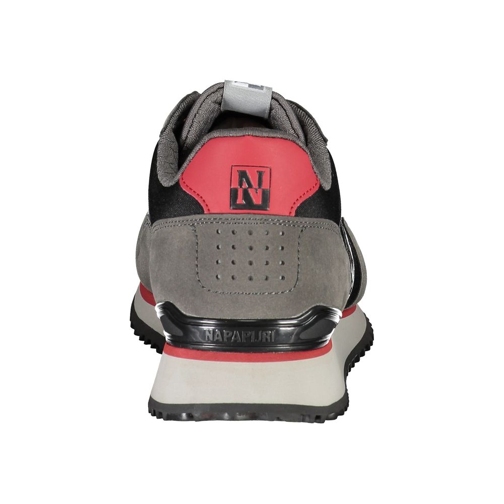Napapijri – Elegante schwarze Sport-Sneaker zum Schnüren