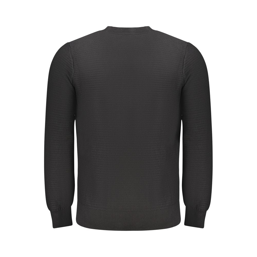 Hugo Boss Schwarzer Baumwollpullover für Herren
