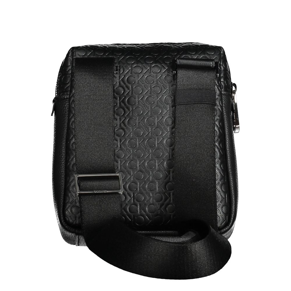 Calvin Klein – Schwarze Polyester-Umhängetasche