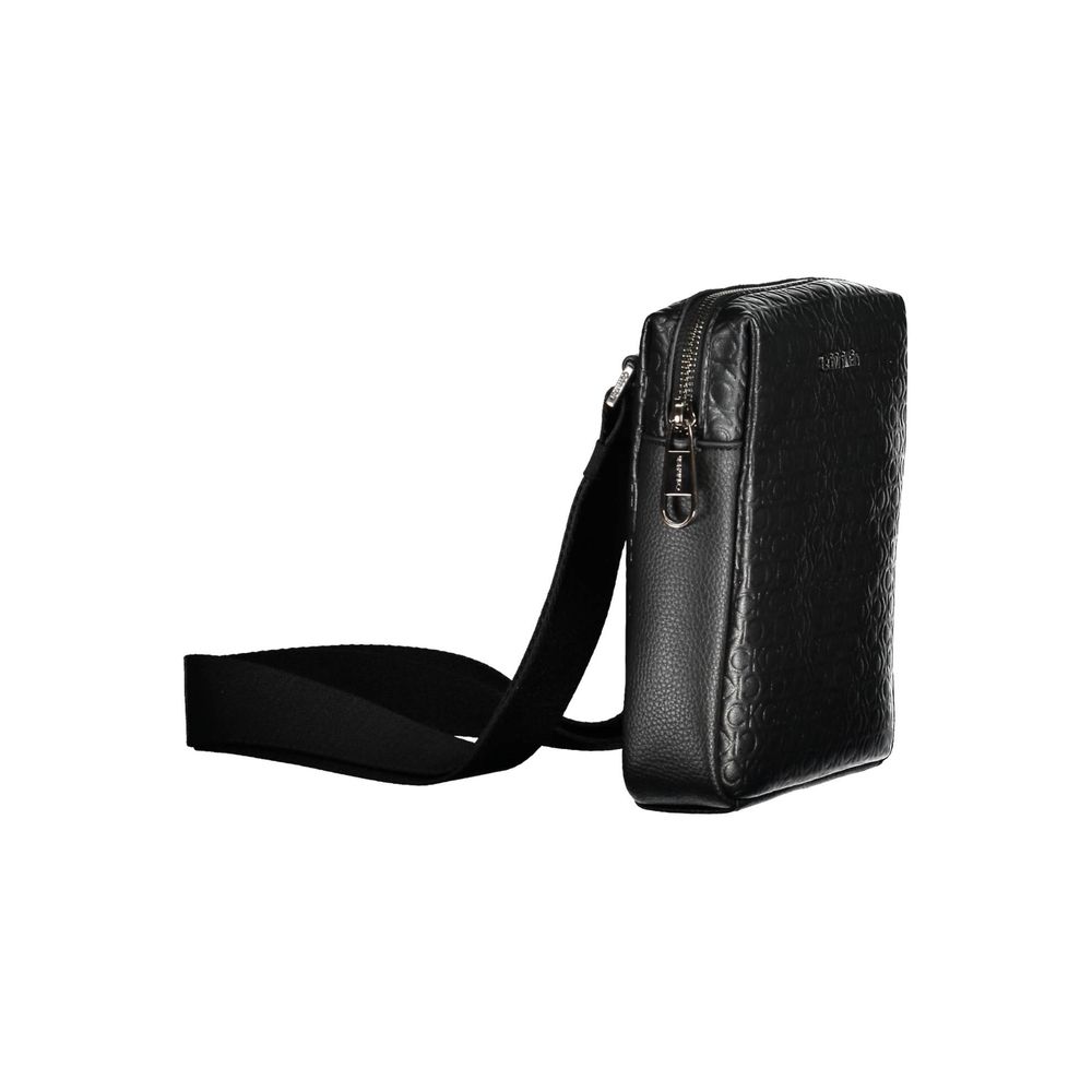 Calvin Klein – Schwarze Polyester-Umhängetasche