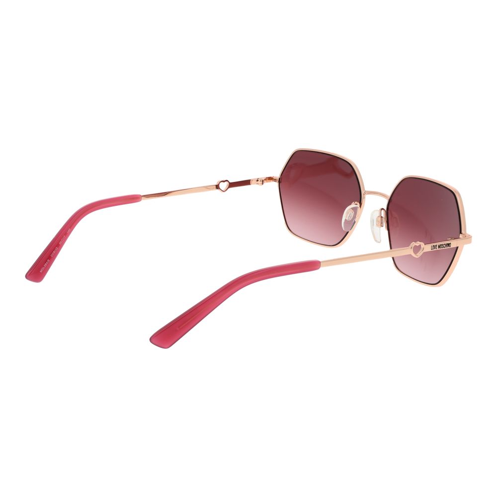 Love Moschino Roségold Damen Sonnenbrille