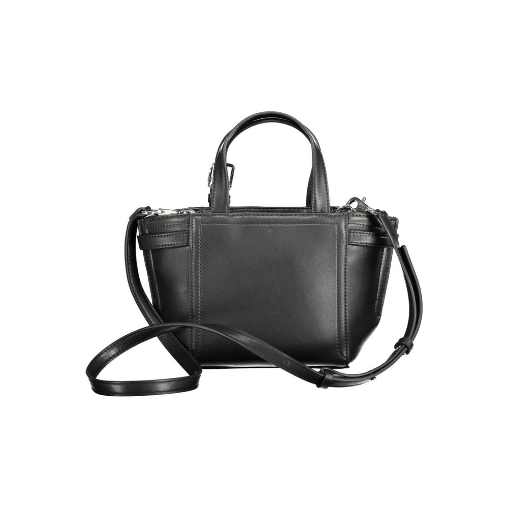 Calvin Klein Schwarze Polyester-Handtasche