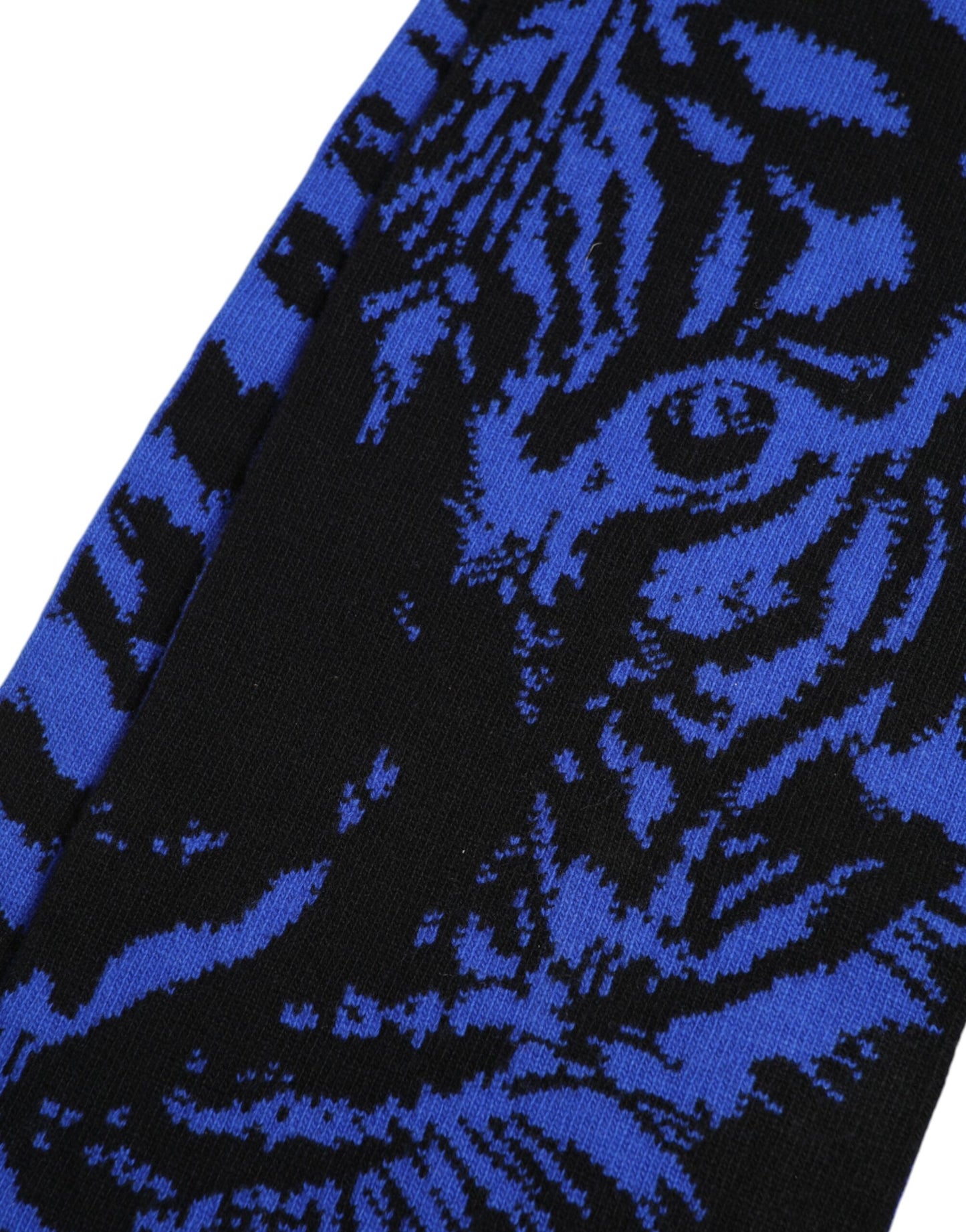 Dolce & Gabbana – Blau-schwarzer Logo-Halswärmer, Wickelschal