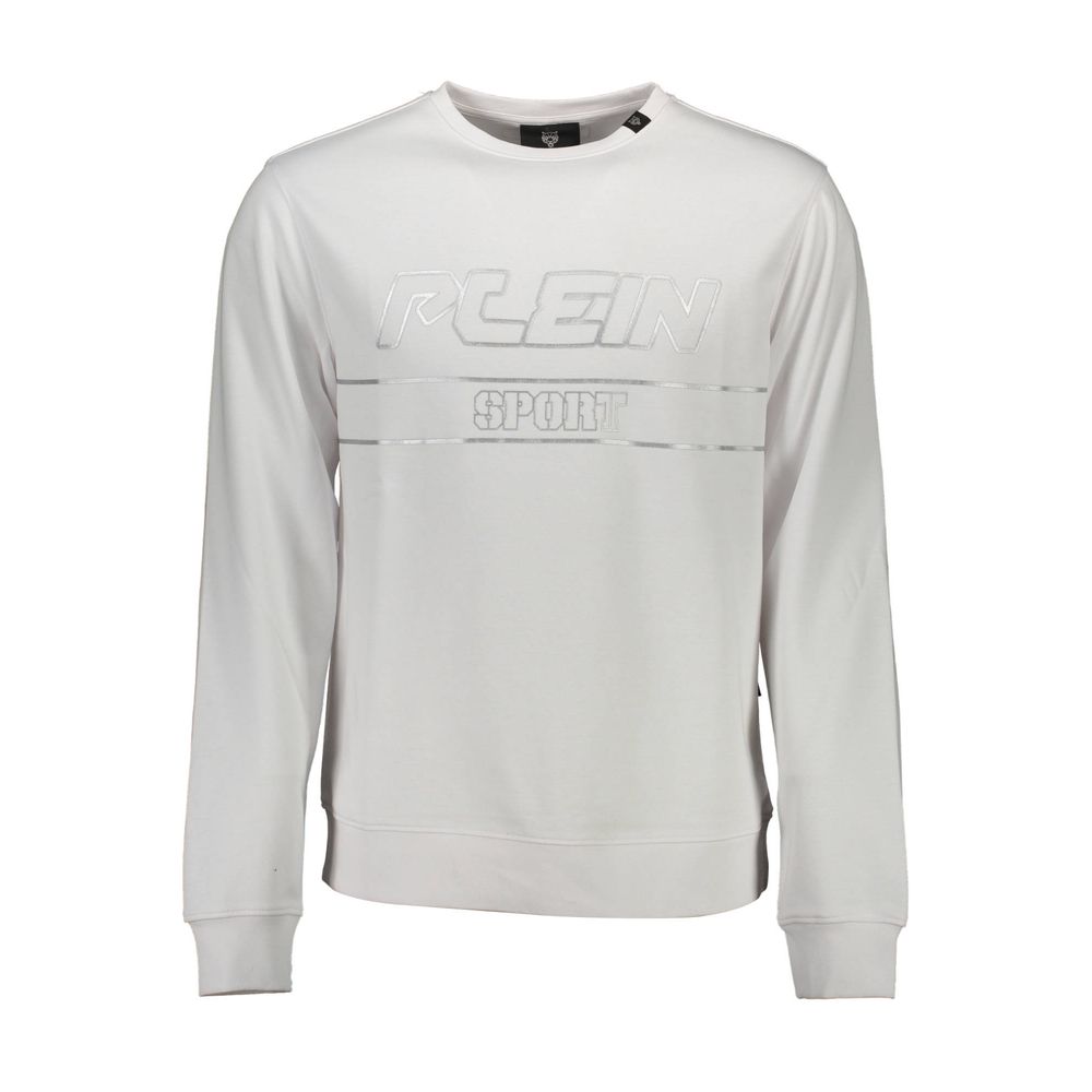 Plein Sport Weißer Baumwollpullover für Herren