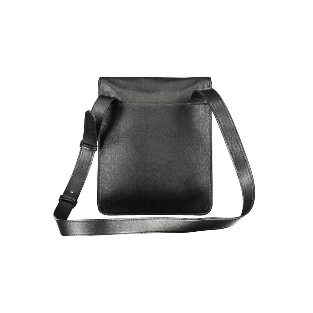 Calvin Klein – Schwarze Polyester-Umhängetasche