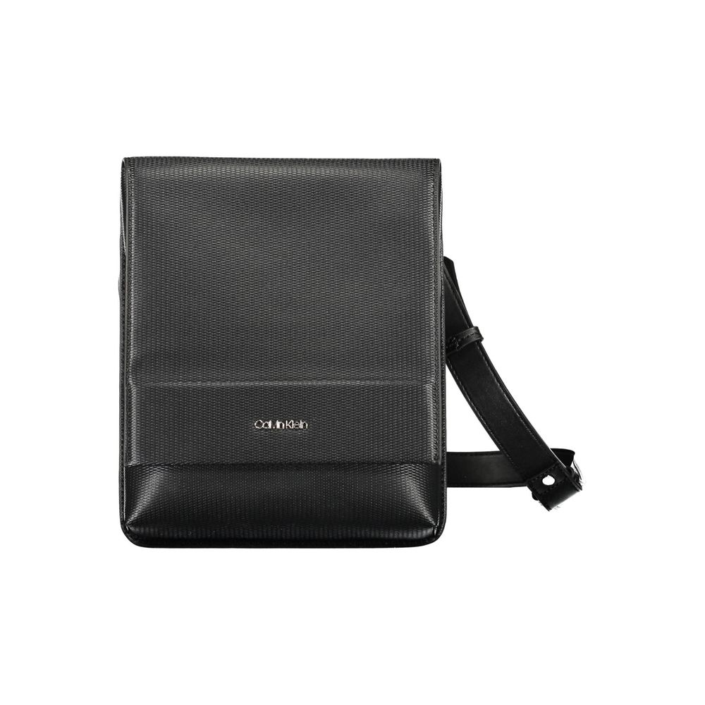 Calvin Klein – Schwarze Polyester-Umhängetasche