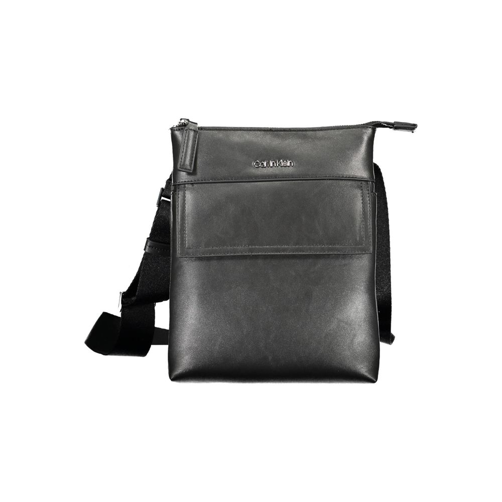 Calvin Klein – Schwarze Polyester-Umhängetasche