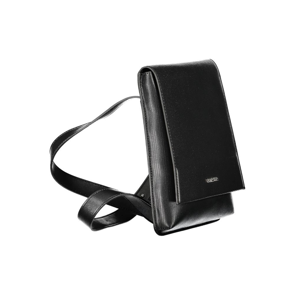 Calvin Klein – Schwarze Polyester-Umhängetasche