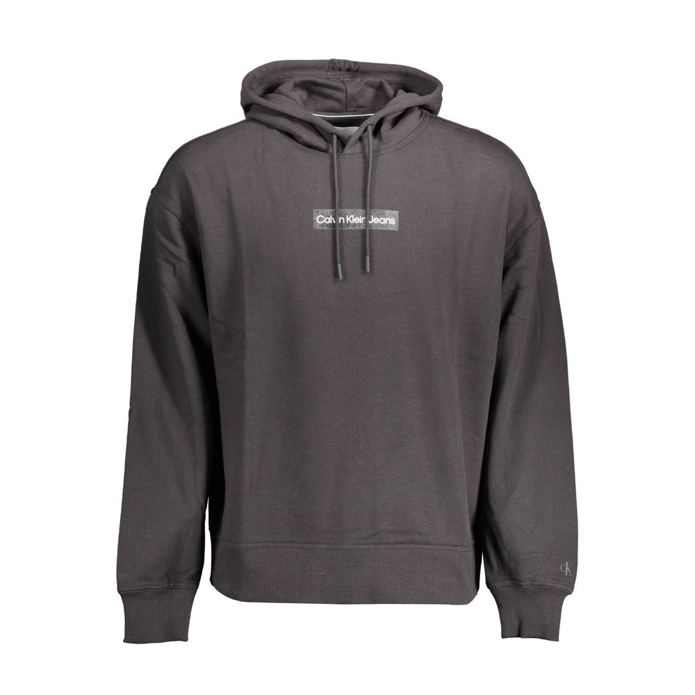 Calvin Klein Herrenpullover aus schwarzer Baumwolle