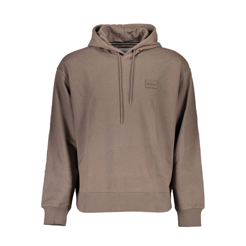 Calvin Klein Brauner Baumwollpullover für Herren