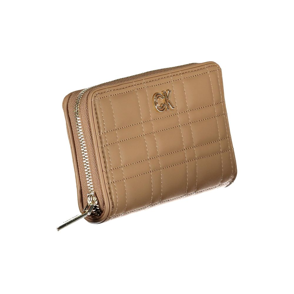 Calvin Klein Beige Polyester Geldbörse