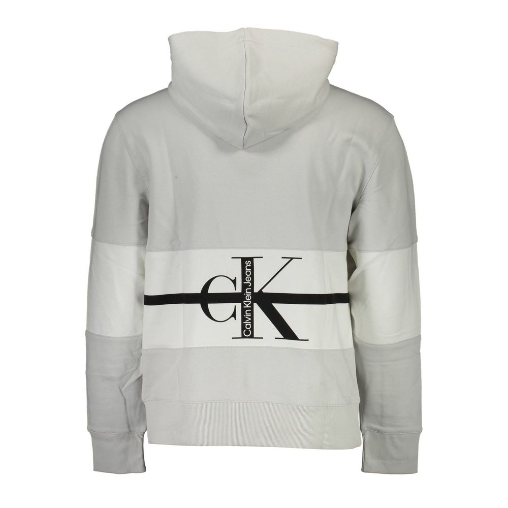 Calvin Klein Grauer Baumwollpullover für Herren