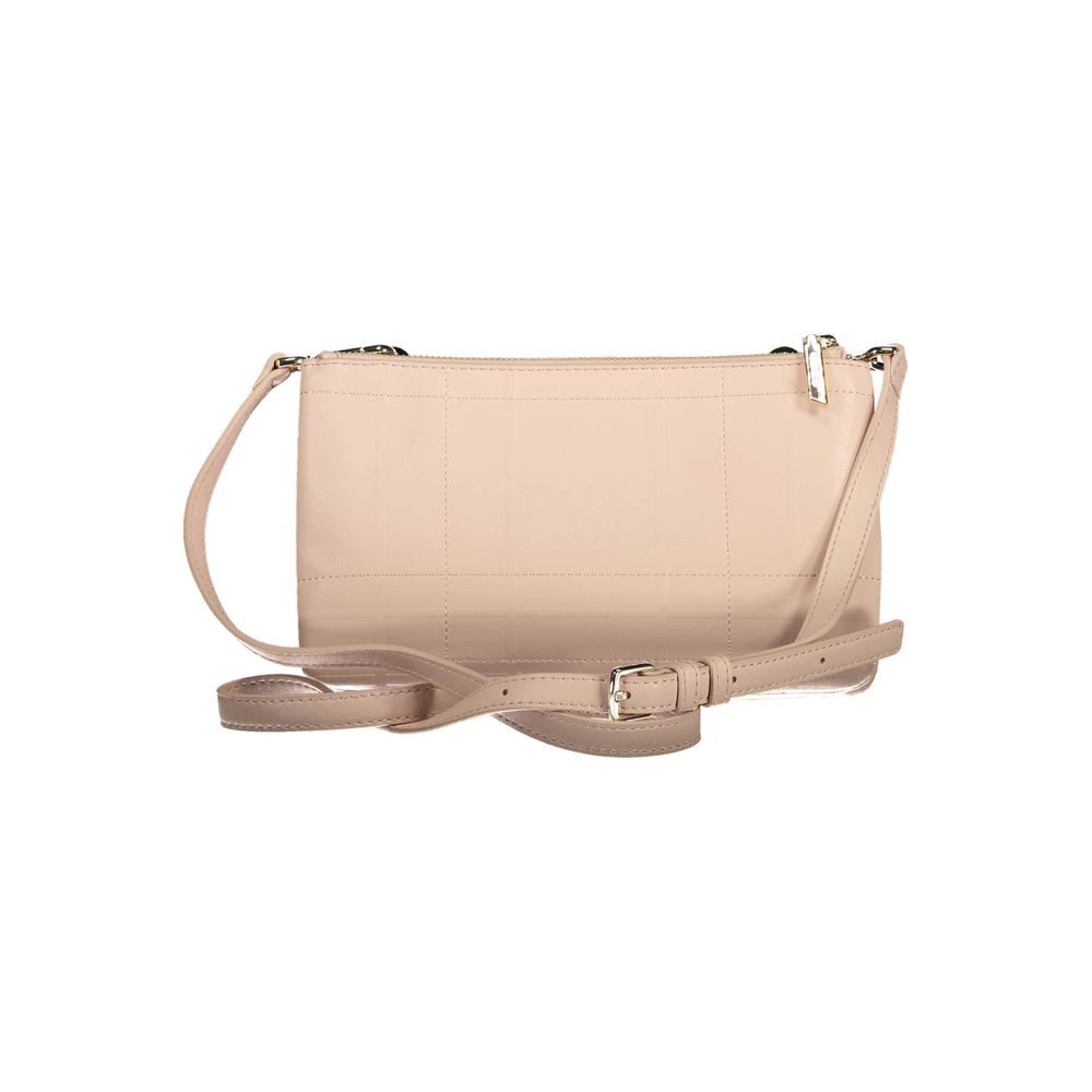 Calvin Klein – Rosafarbene Polyester-Handtasche