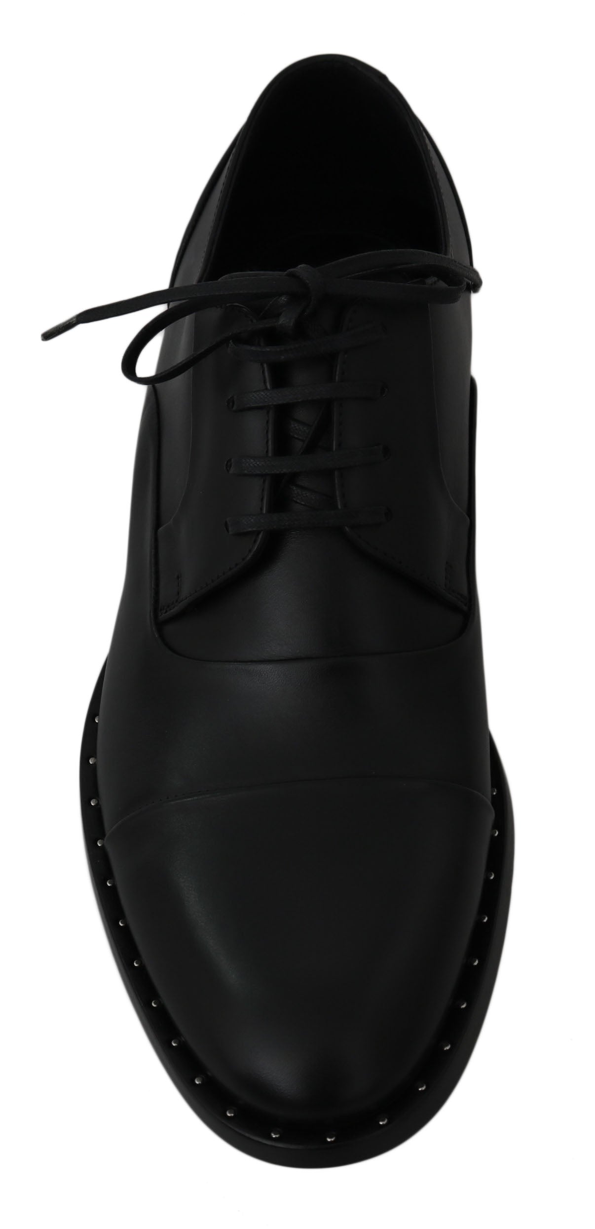 Dolce & Gabbana – Formelle Derby-Schuhe aus schwarzem Leder