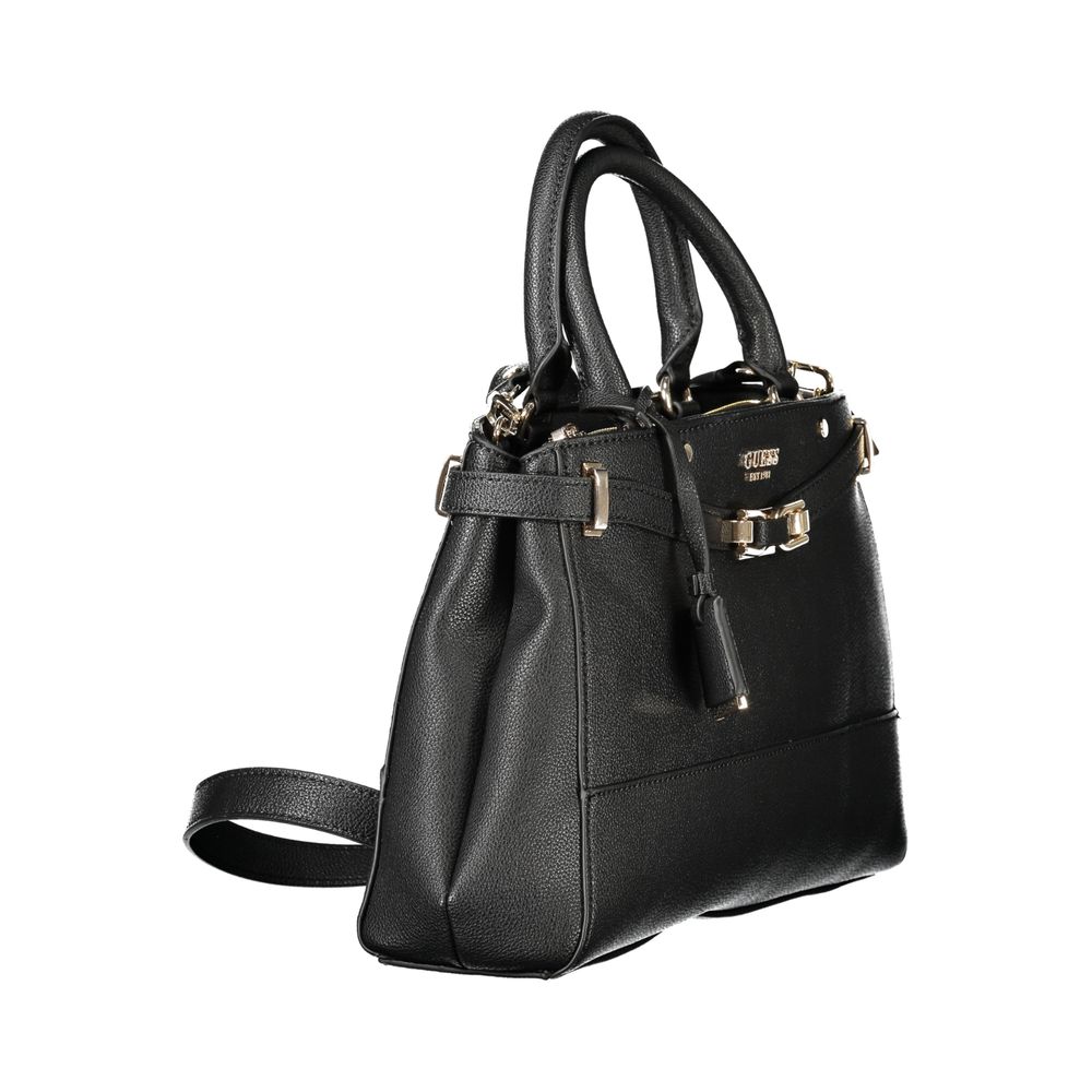 Guess Jeans – Schwarze Polyethylen-Handtasche