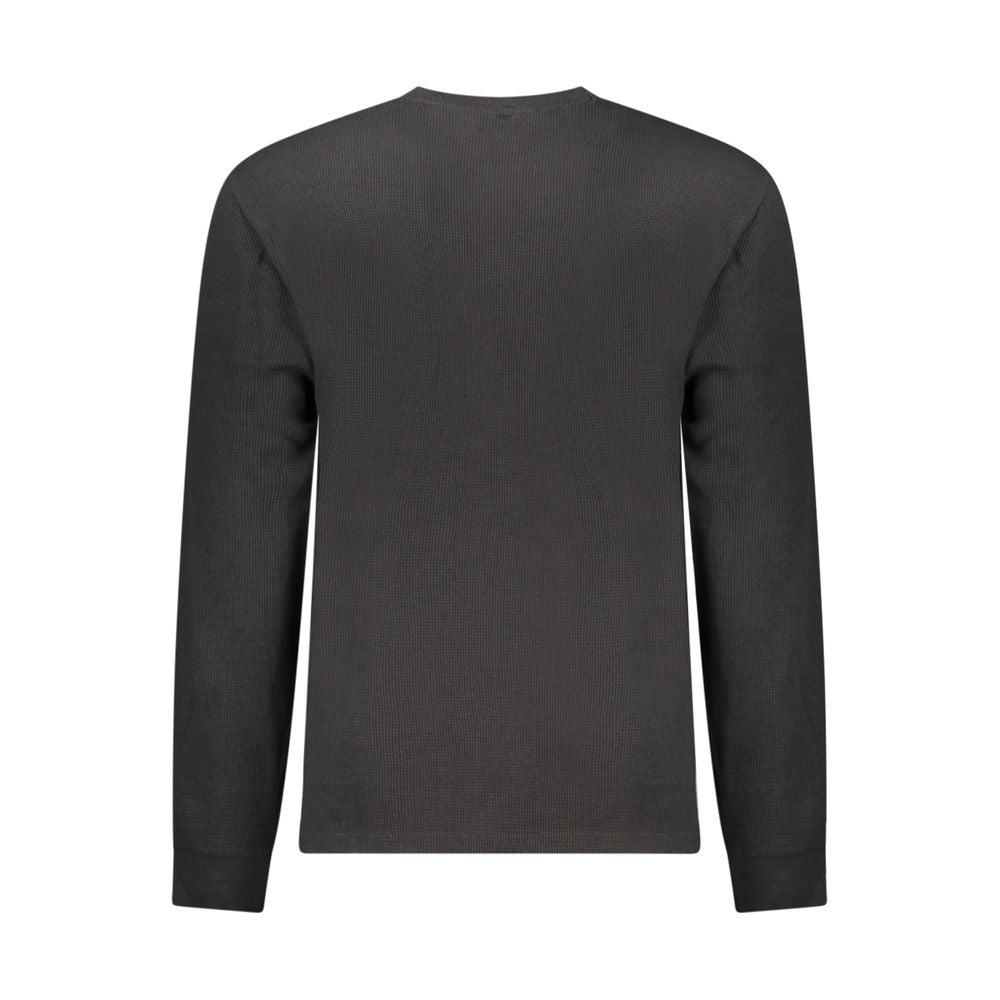 Calvin Klein Herrenpullover aus schwarzer Baumwolle