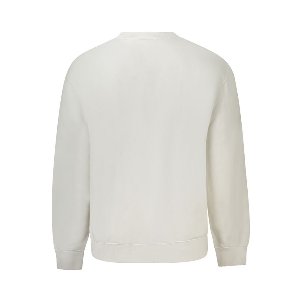 Calvin Klein Weißer Baumwollpullover für Herren