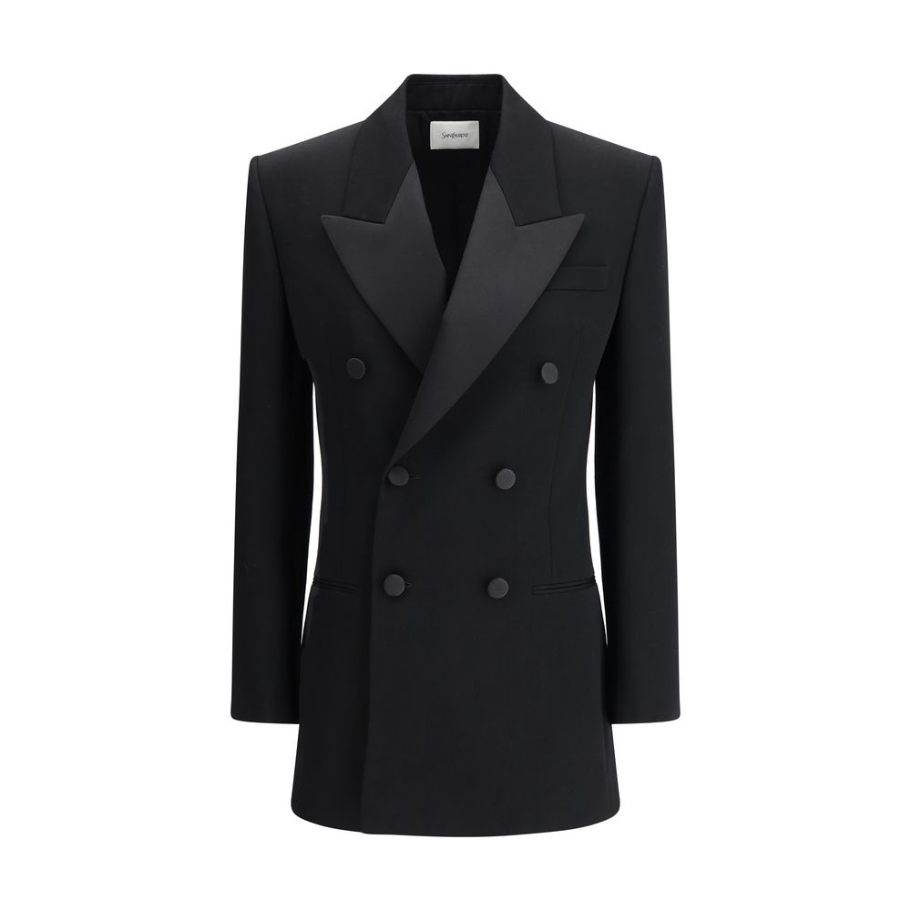 Saint Laurent Zweireihiges Blazerkleid