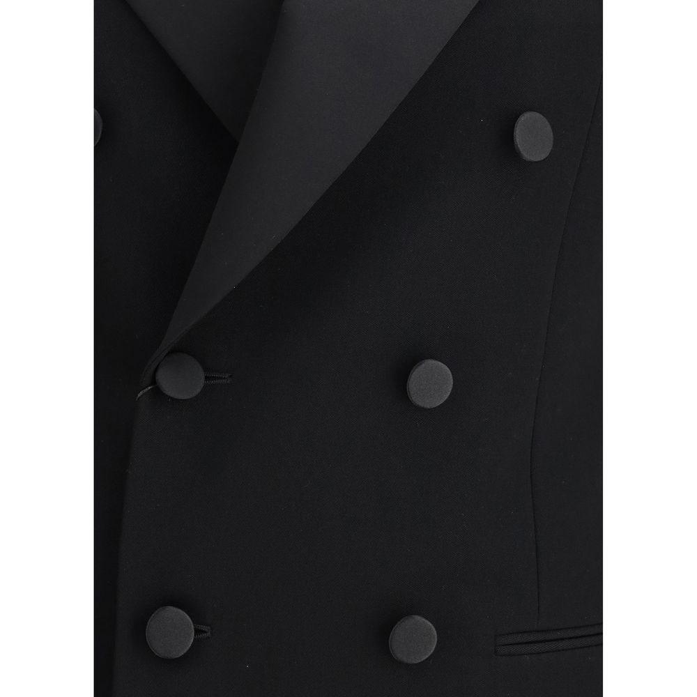 Saint Laurent Zweireihiges Blazerkleid