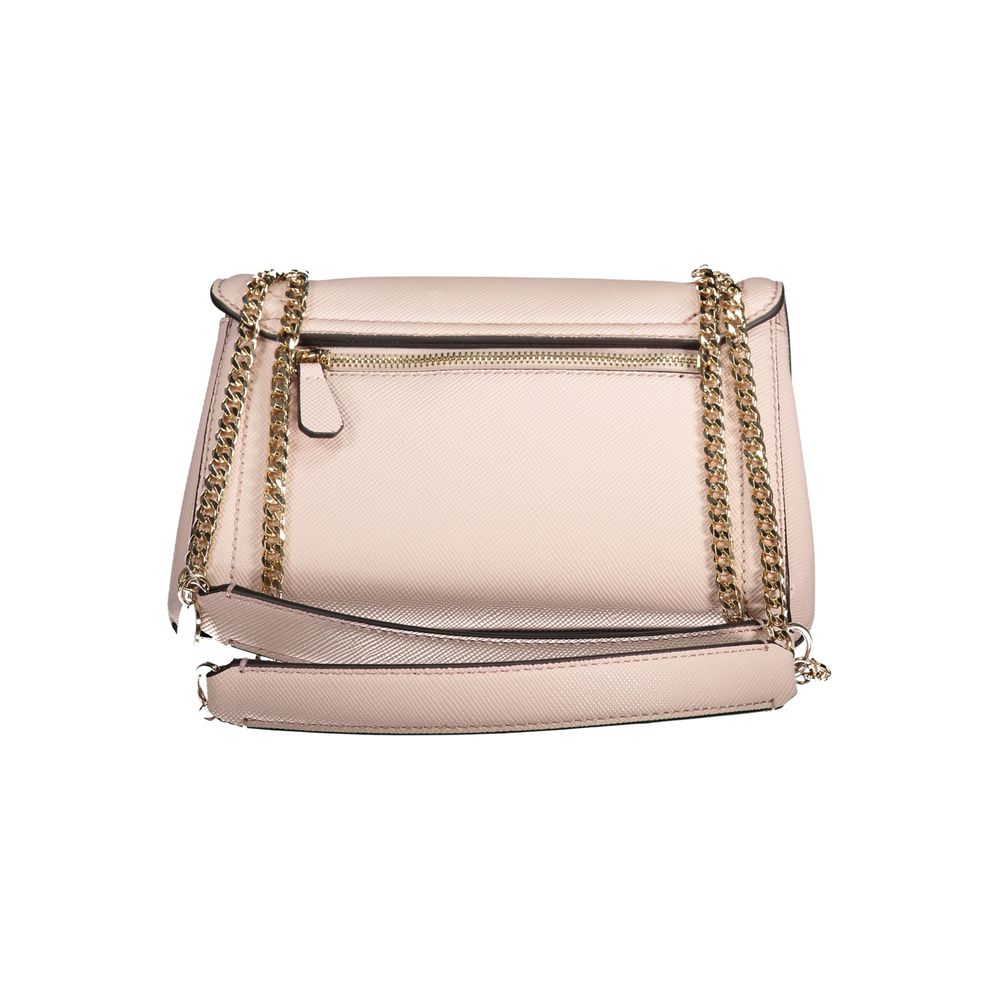 Guess Jeans – Handtasche aus Polyethylen in Rosa